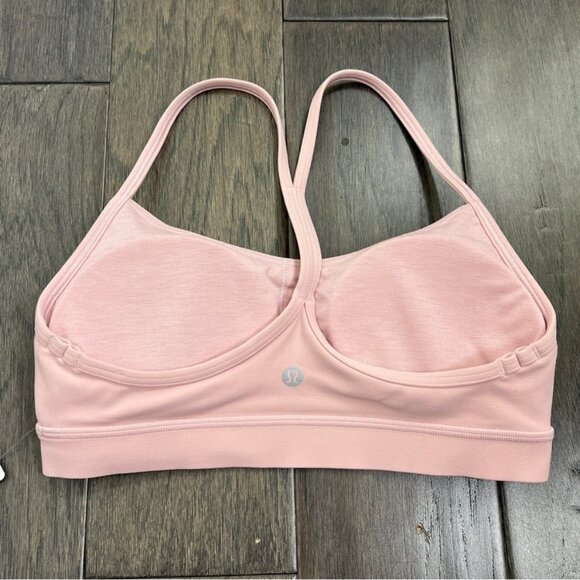 Lululemon NWT Flow Y Bra Nulu *Light Support, A–C Cups Pink Haze - Picture 2 of 10